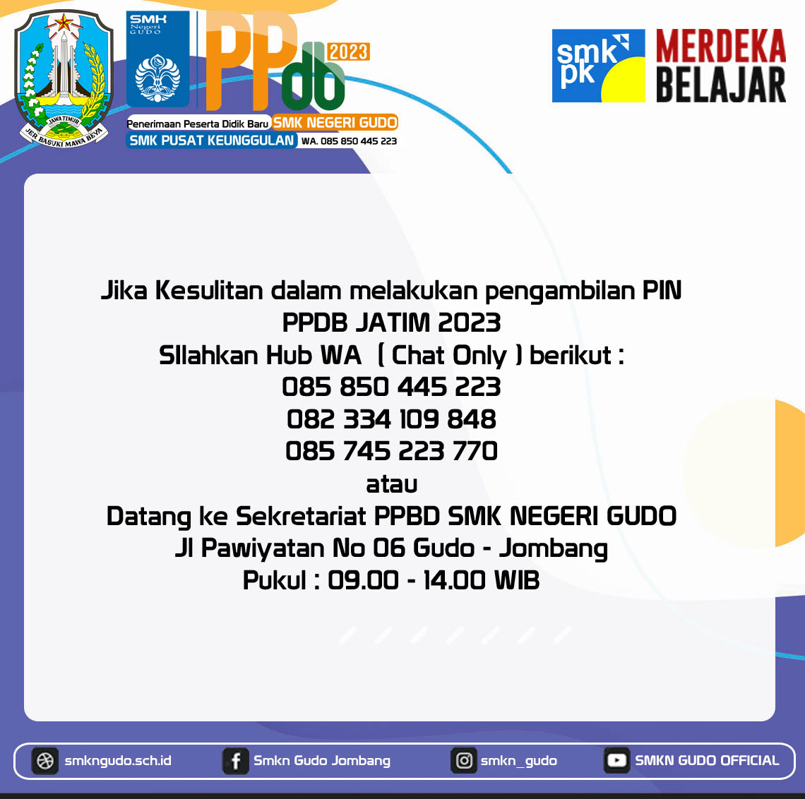 CARA AMBIL PIN PPDB UNTUK LULUSAN SMP/MTs JATIM SEBELUM 2023 – SMK ...