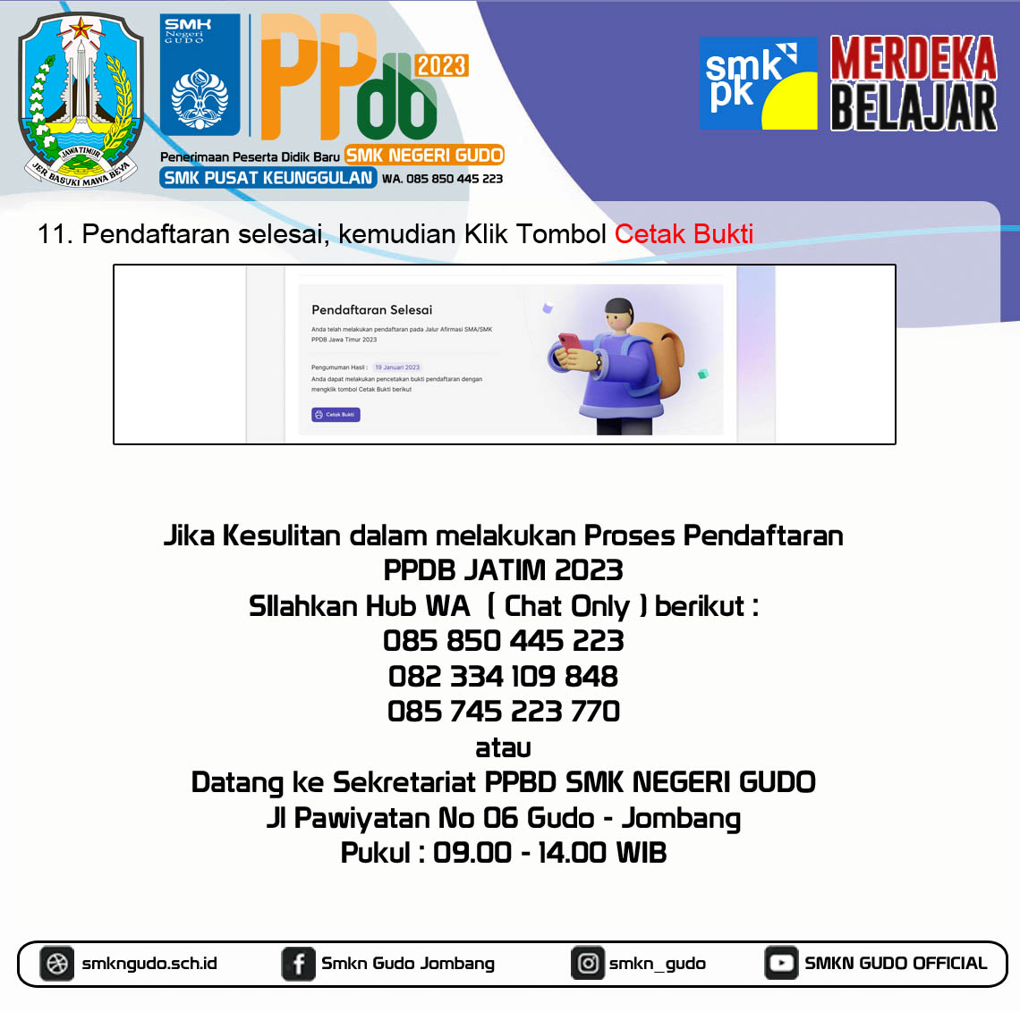 PANDUAN PENDAFTARAN JALUR AFIRMASI PPDB 2023 – SMK NEGERI GUDO